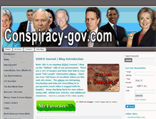 Tablet Screenshot of conspiracy-gov.com